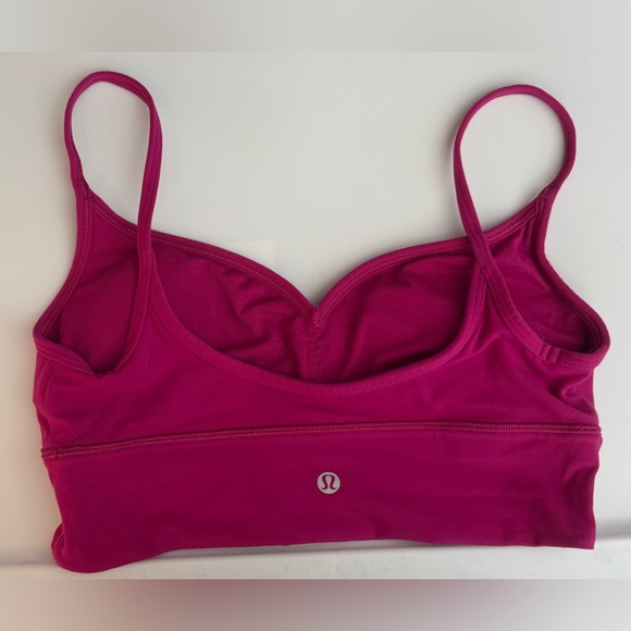 💕 lululemon Align Sweetheart Bra Light Support A/B Cup Ripe Raspberry size 6 & 8 - Picture 5 of 6